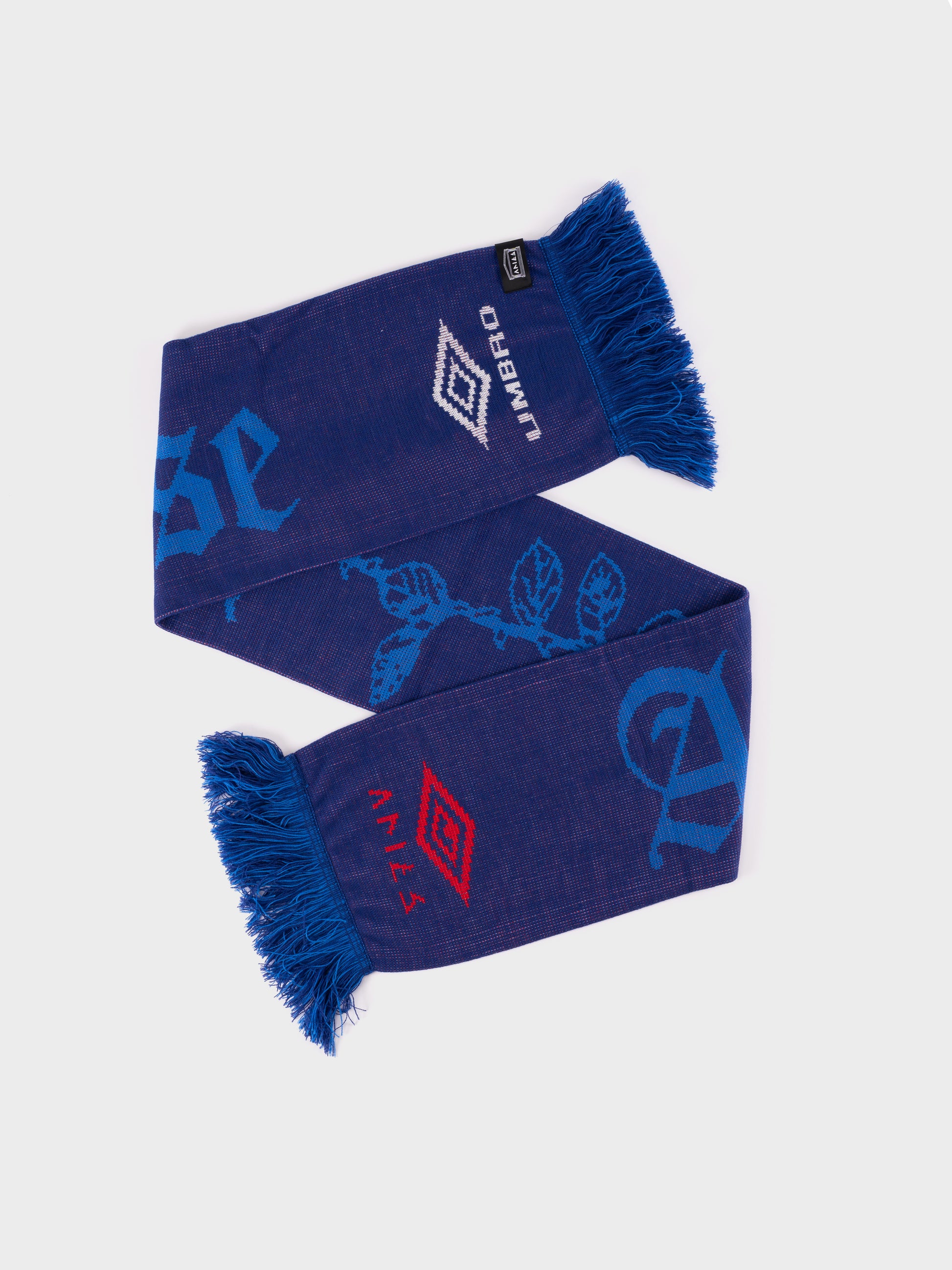 Aries x Umbro Centenary Rose Scarf - Blue