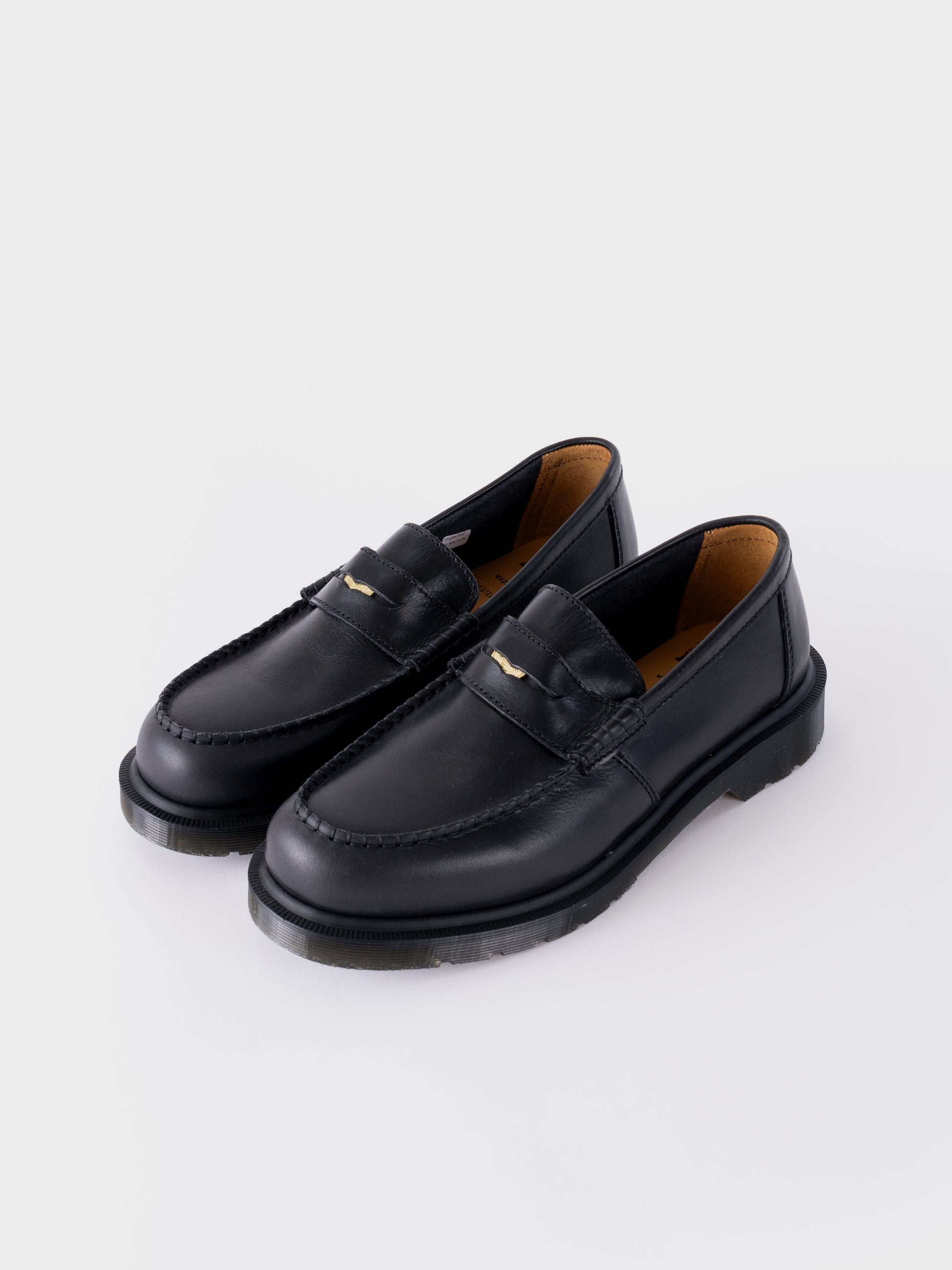 Dr Martens Penton Classic Calf Leather Loafers - Black