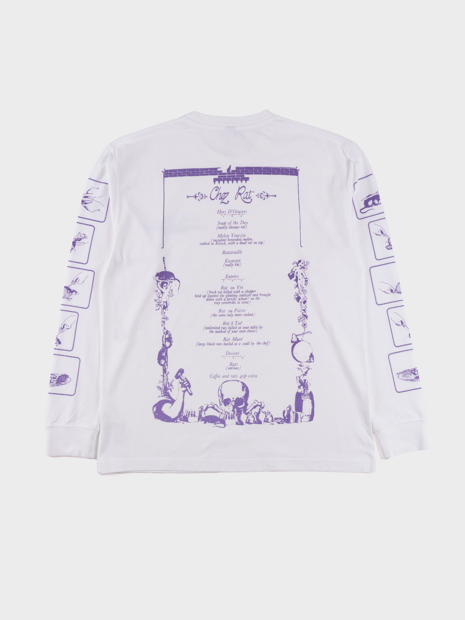 Reception Chez Rat LS T Shirt - White