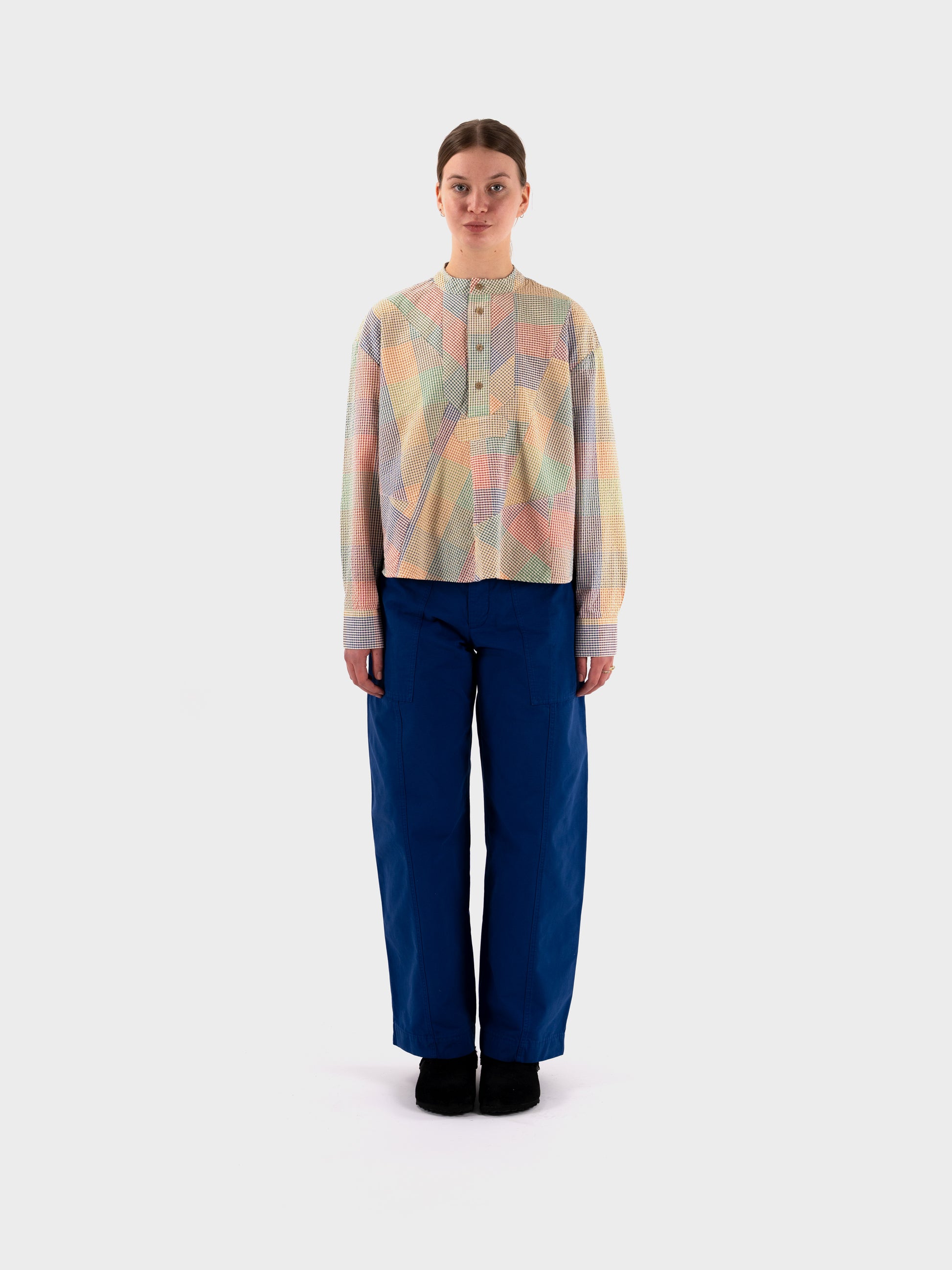 YMC Juju Shirt - Check Multi